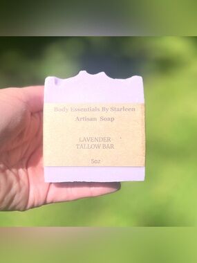 Artisan Soap - Handcrafted- Lavender - Tallow Bar